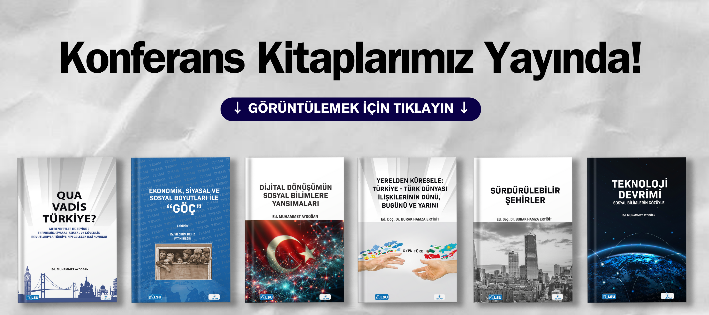 Konferans Kitaplarımız Yayında!